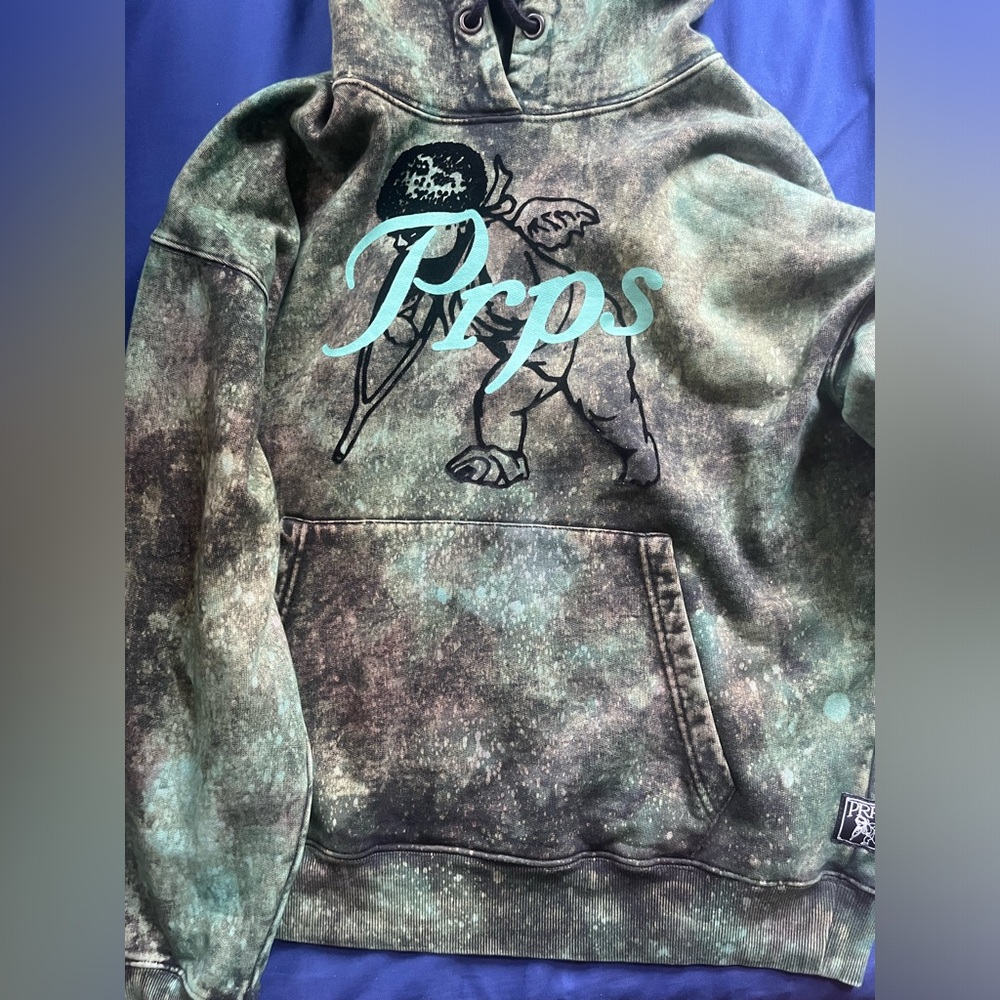 PRPS Jeans hoodie glow cherub logo